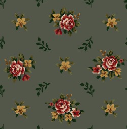 Floral Cottage Aqua